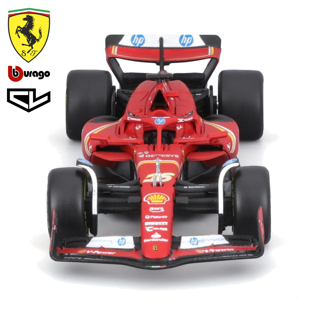 18-36844_scuderia_ferrari_bburago_sf-24_model_car_miniature_f1_formula1_formel1_leksaksbil_modellbil_charles_leclerc_westcoast_motorsport_front
