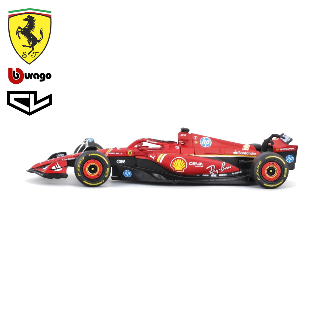 18-36844_scuderia_ferrari_bburago_sf-24_model_car_miniature_f1_formula1_formel1_leksaksbil_modellbil_charles_leclerc_westcoast_motorsport_left