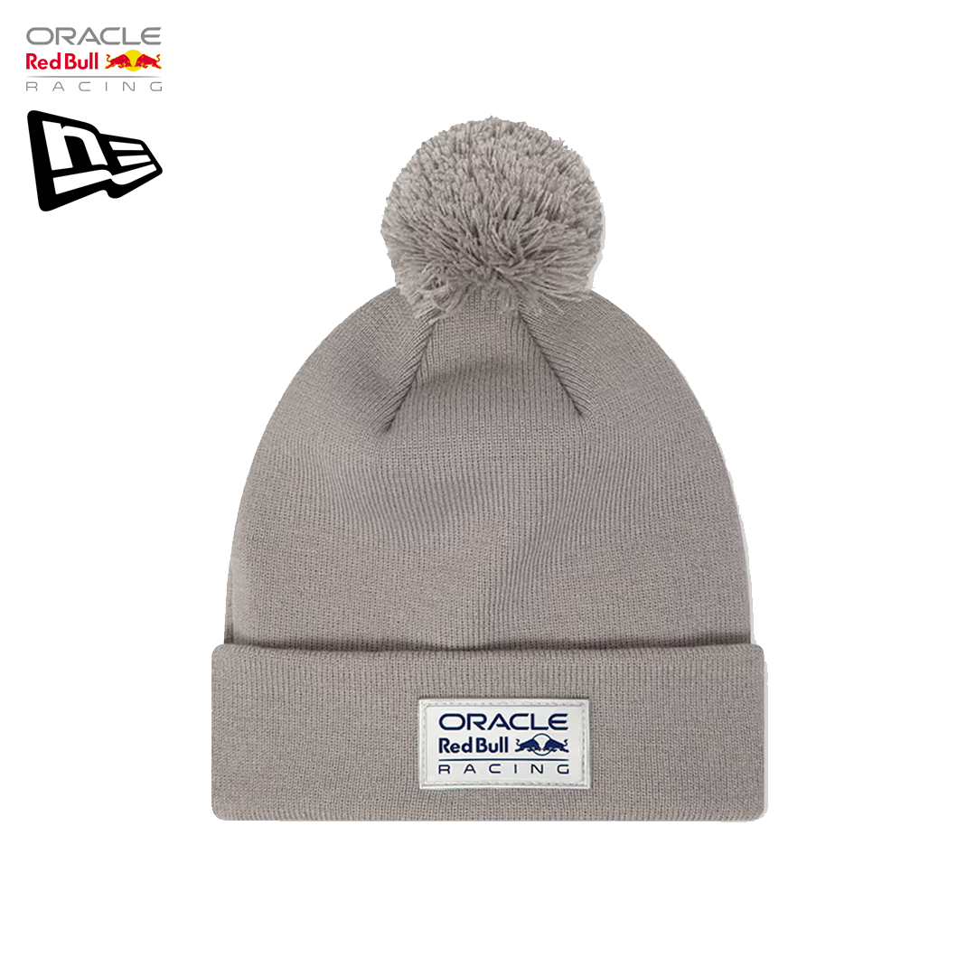 RBR23154_oracle_red_bull_racing_essential_ mono_bobble_beanie_hat_toppluva_new_era_f1_formel1_formula1_official_merch_westcoast_motorsport_front