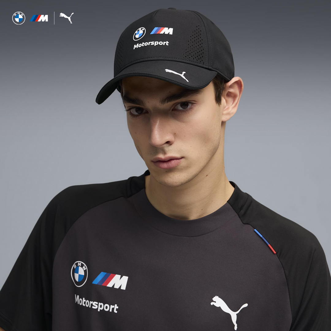 701239129001_bmw_motorsport_replica_cap_keps_m-sport_official_merch_puma_stichd_fuelforfans_westcoast_motorsport_black_svart_man_front