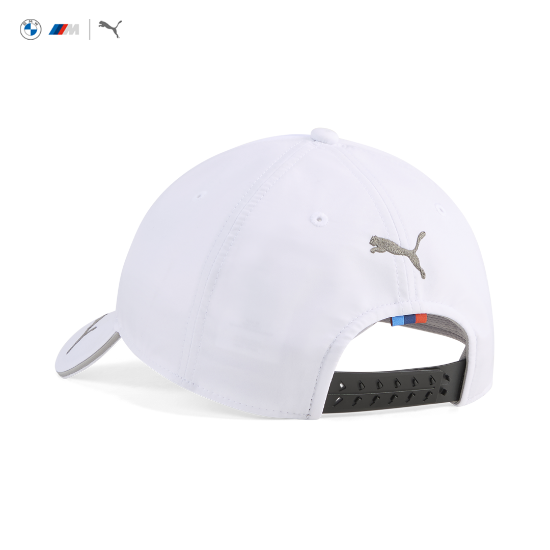 701239129002_bmw_motorsport_replica_cap_keps_m-sport_official_merch_puma_stichd_fuelforfans_westcoast_motorsport_white_vit_back