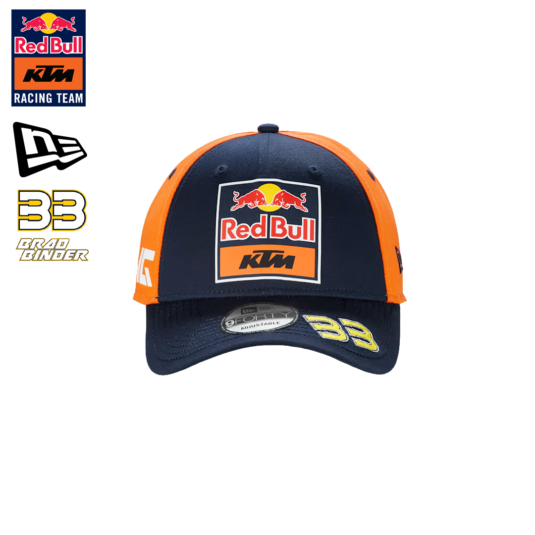 M-181997_KTM25060_red_bull_ktm_racing_team_brad_binder_cap_keps_motogp_motorcross_enduro_new_era_official_merch_westcoast_motorsport_front