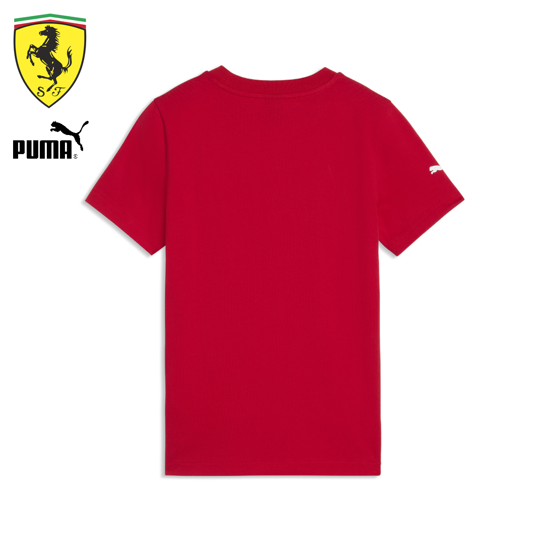 701238603_scuderia_ferrari_f1_team_formel1_f1sweden_formula1_official_merch_f1store_fuelforfans_puma_westcoast_motorsport_kids_youth_barn_shield_logo_tee_t-shirt_back