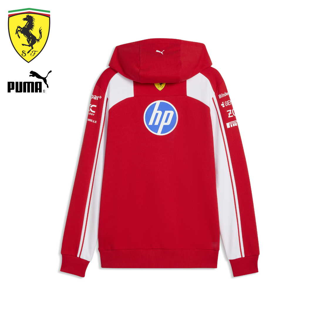 701238719001_scuderia_ferrari_replica_official_merch_f1store_fuelforfans_f1sweden_puma_stichd_westcoast_motorsport_hoodie_red_back
