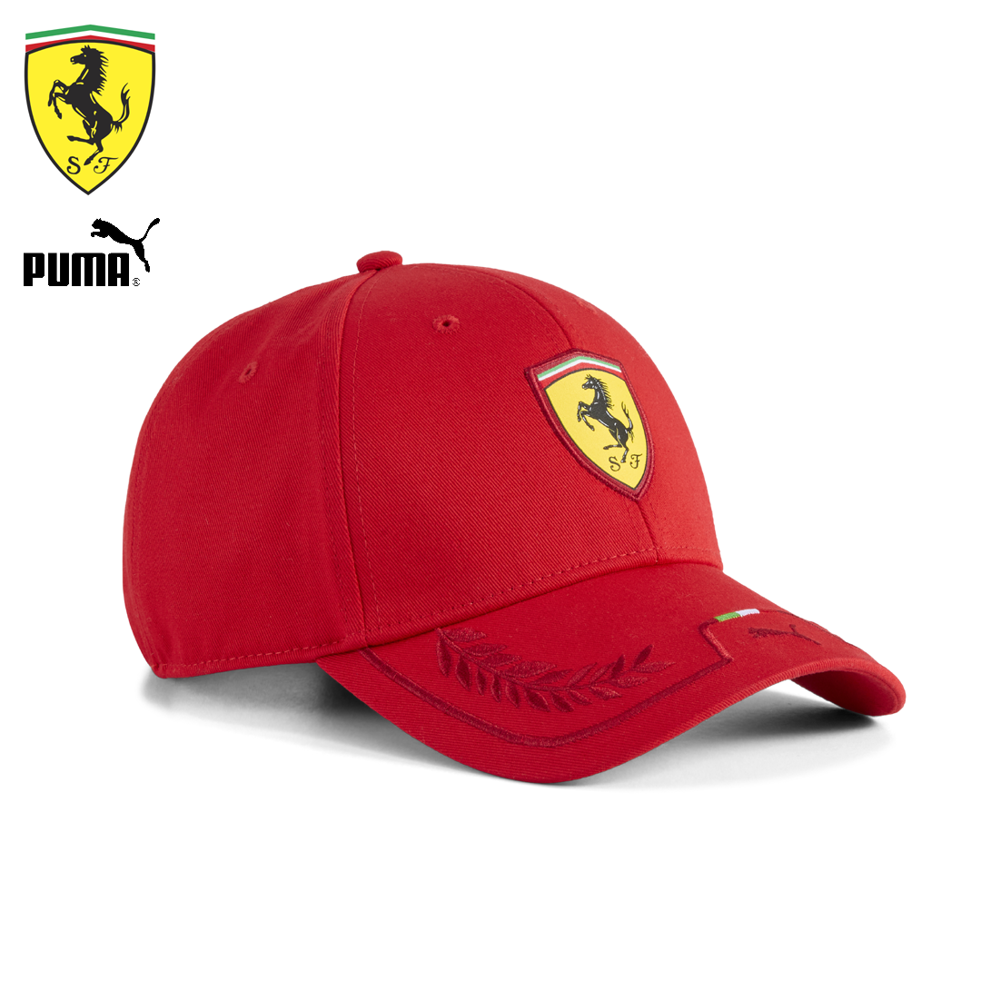 701239047_scuderia_ferrari_formula1_team_italian_edition_cap_keps_puma_f1sweden_fuelforfans_f1store_official_merch_formel1_westcoast_motorsport_rosso-corsa-front