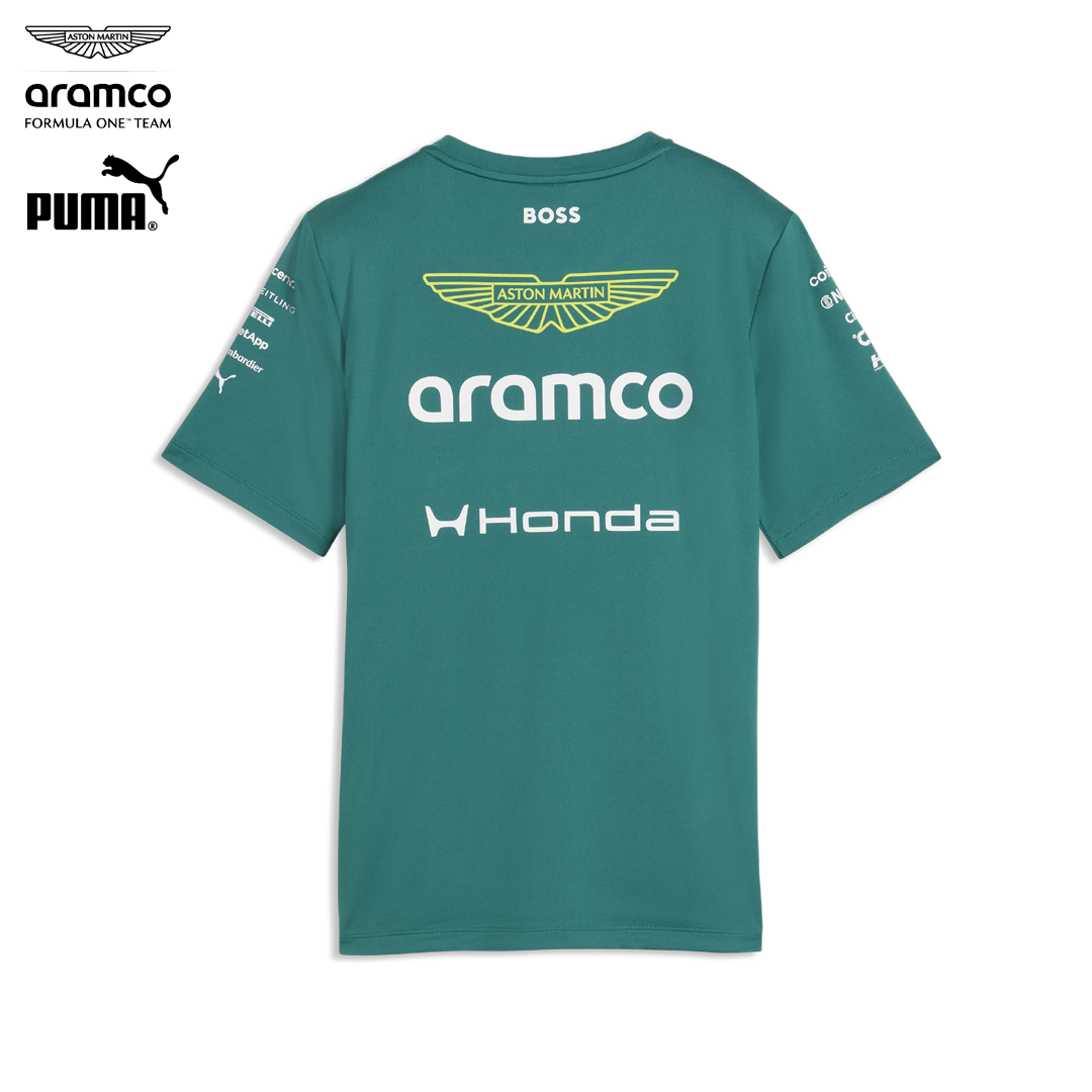 701239690001_aston_martin_f1_team_official_merch_puma_fuelforfans_f1store_formula1_formel1_f1sweden_westcoast_motorsport_team_tee_t-shirt_woman_back