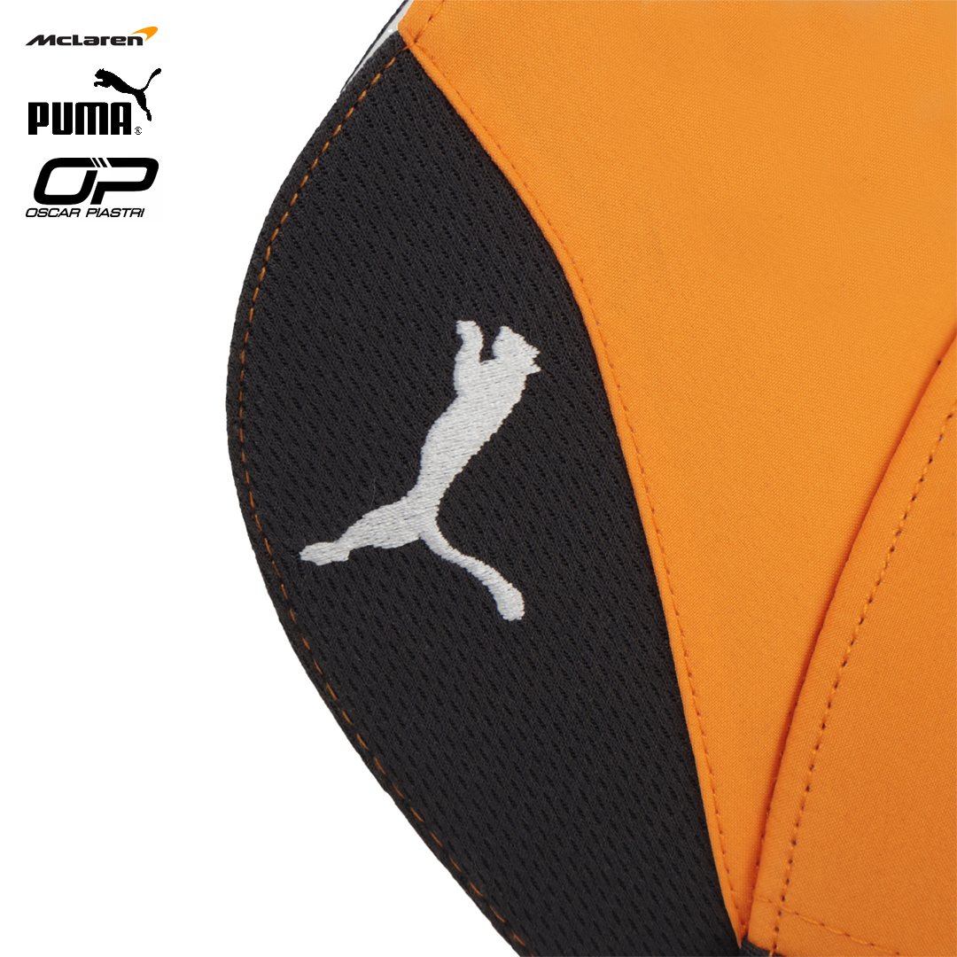 701241101_mclaren_racing_f1_team_oscar_piastri_cap_keps_official_merch_puma_f1store_fuelforfans_formel1_formula1_westcoast_motorsport_closeu