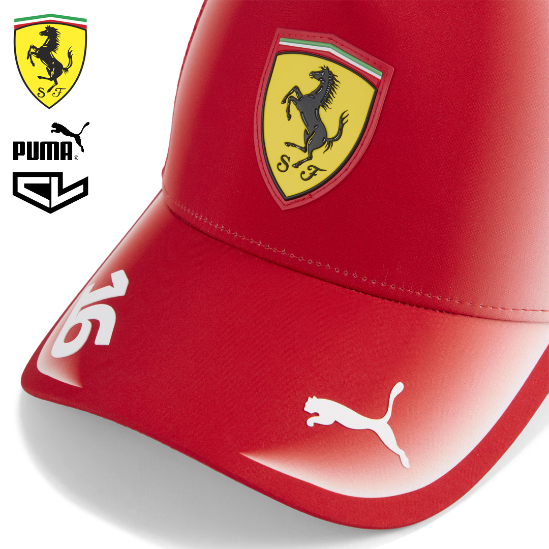 701241496_scuderia_ferrari_charles_leclerc_trucker_cap_truckerkeps_2026_official_merch_puma_stichd_f1_formula1_formel1_f1sweden_westcoast_motorsport_brim