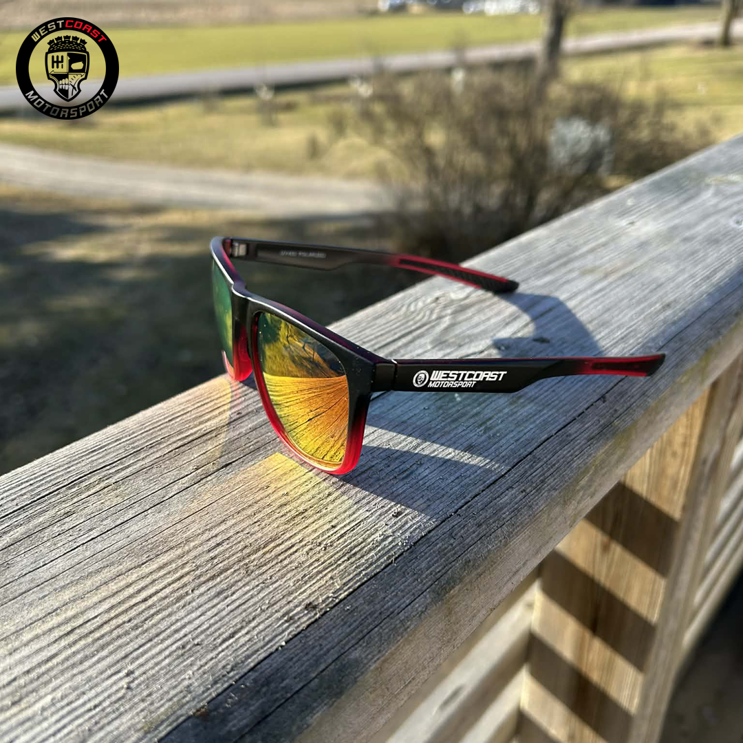 wcms_sunglasses_apex_red_westcoast_motorsport_solglasögon_briller_official_merch_action_sport_polarized_uv400_racing_side_in_the_sun