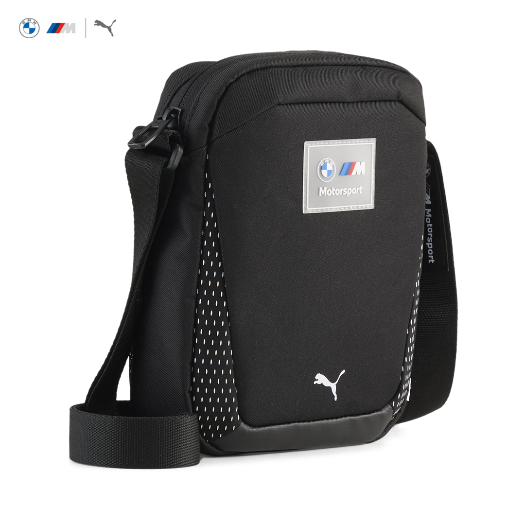 701239665001801_bmw_motorsport_fw_fanwear_portable_bag_man-bag_m_sport_bimmer_puma_official_merch_fuelforfans_westcoast_motorsport_black_svart_front