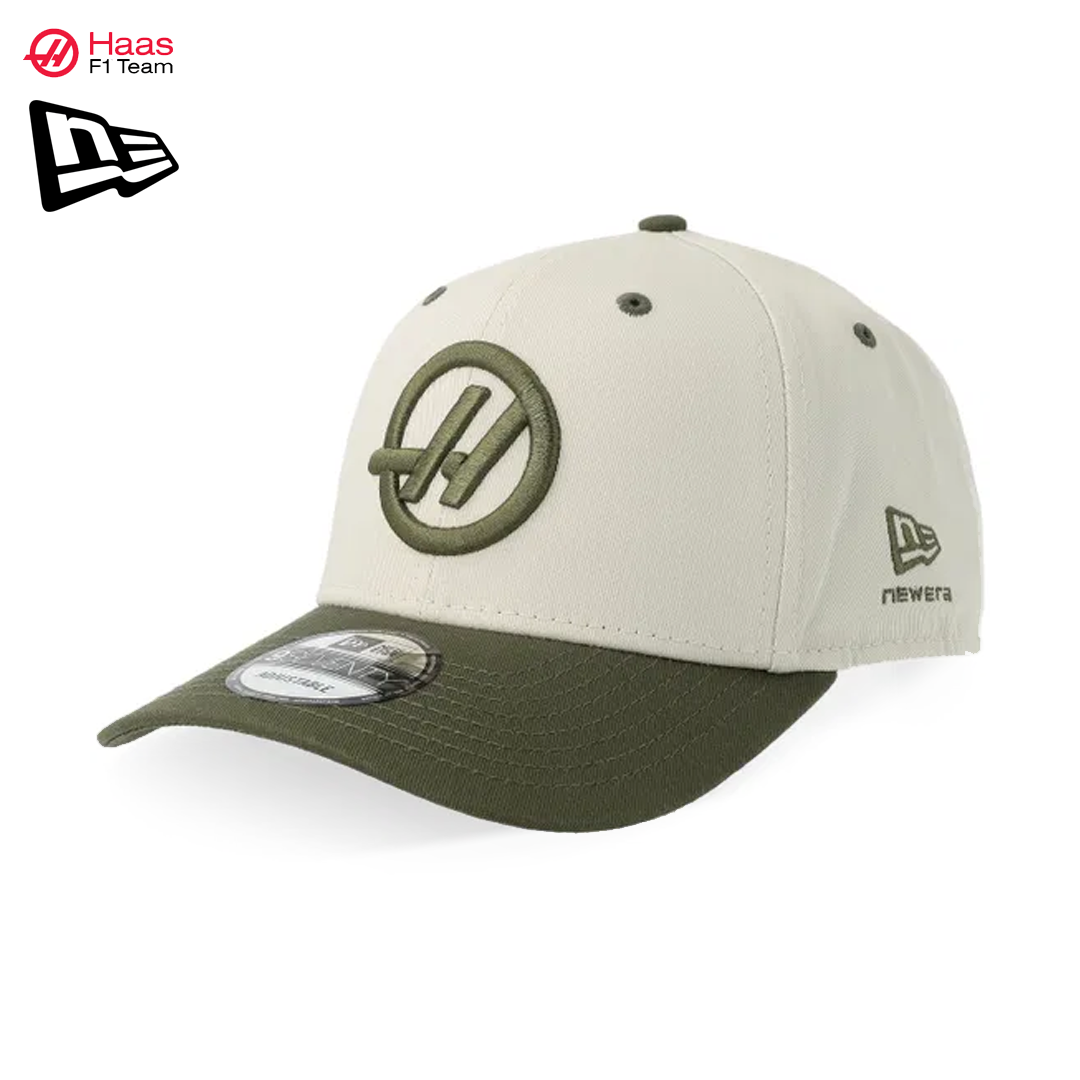 60897802_toyota_gazoo_racing_haas_f1_team_seasonal_9seventy_cap_keps_beige_sand_olive_green_formula1_official_merch_westcoastmotorsport_left