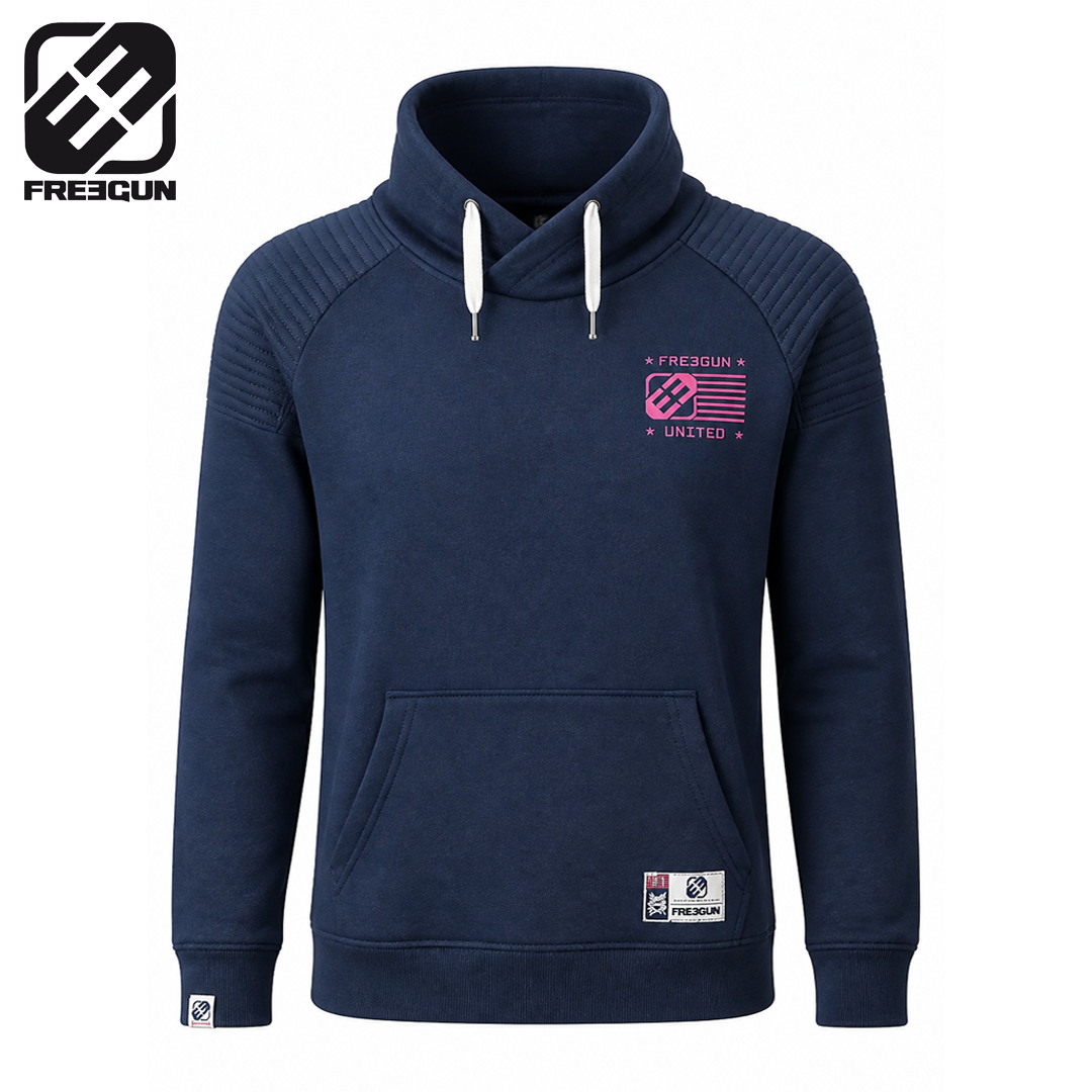 FG_AH16_3_SW_BR33_freegun_small_logo_fake_hoodie_sweat_lifestyle_kids_sweatshirt_high_neck_actionsport_westcoast_motorsport_barn_front