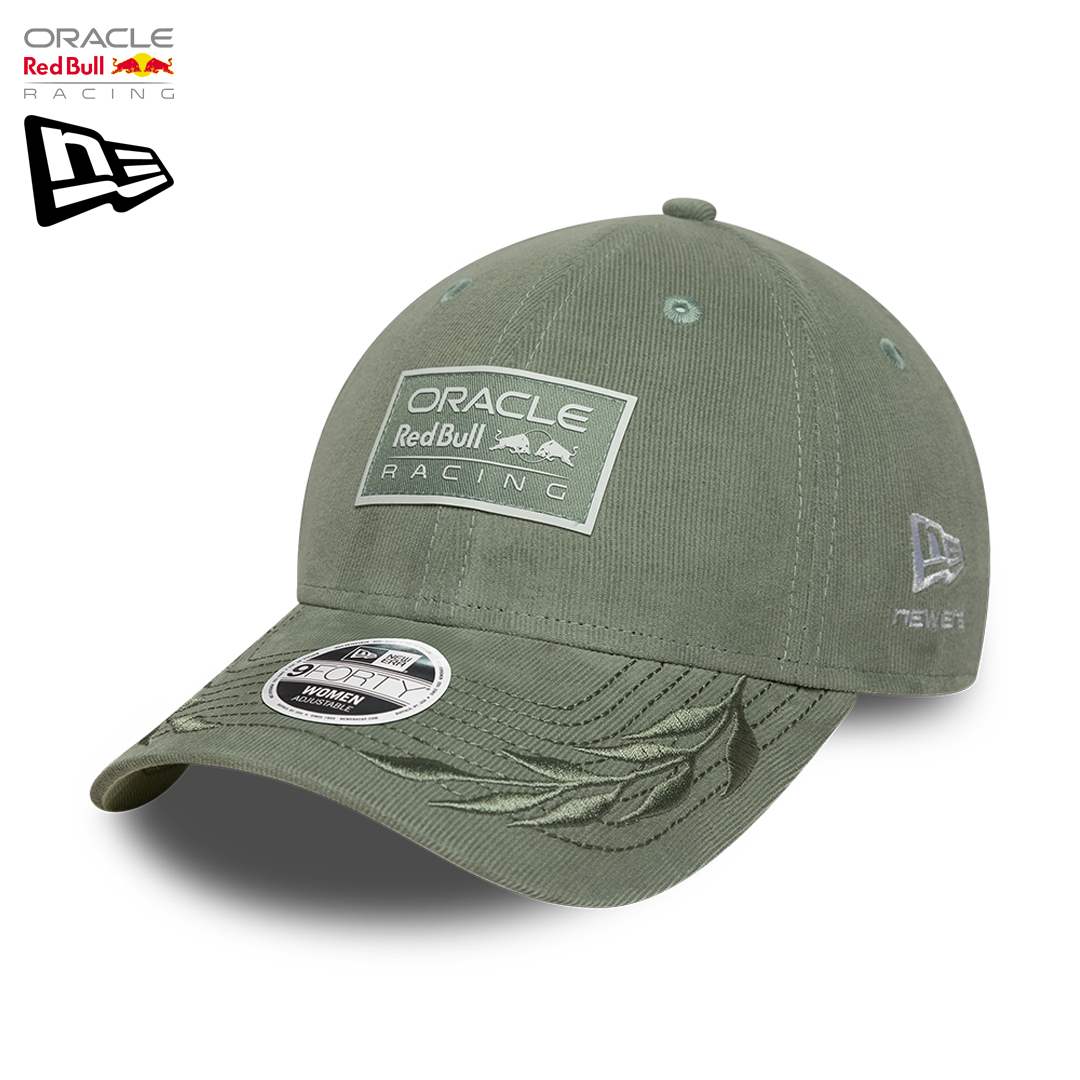 60897589_oracle_red_bull_racing_women_9Forty_cord_cap_keps_manchester_tyg_f1_formel1_formula1_official_merch_dam_tjej_new_era_modell_westcoast_motorsport_left