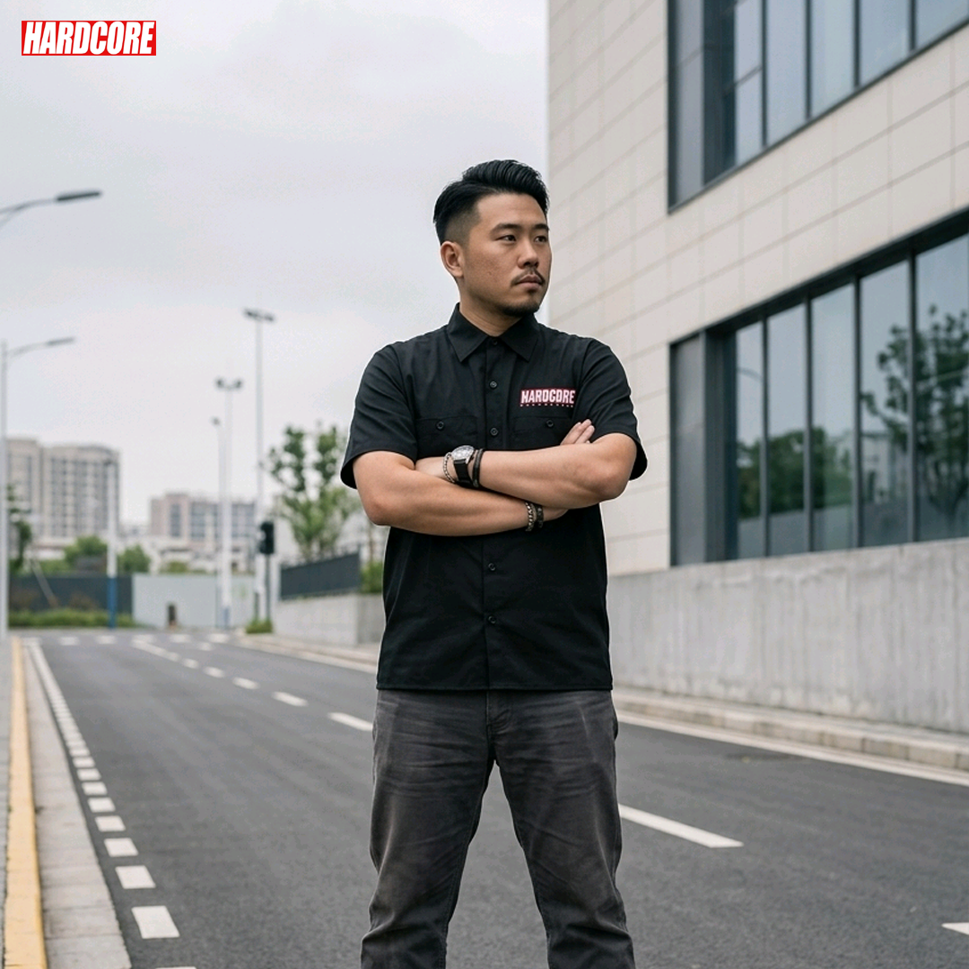 HCSLSHIRT_SMALL_hardcore_tokyo_motherfucker_short_sleeve_shirt_skjorta_kort_arm_verkstad_mekaniker_jdm_japstyle_japdays_underground_streetrace_japanese_cars_racing_westcoast_motorsport_man
