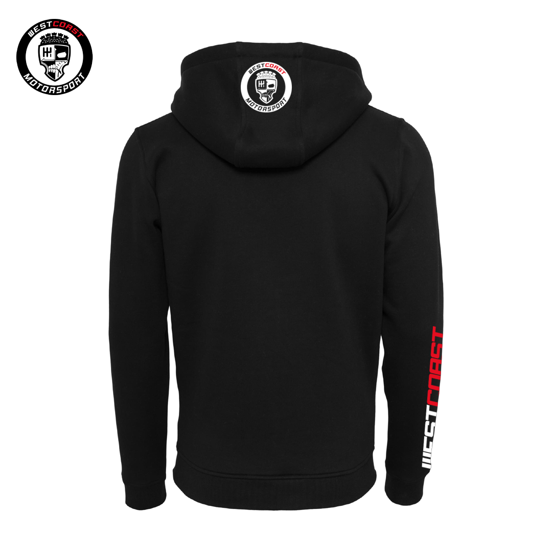 Wcms-logo-zip-hoodie26_westcoast_motorsport_zip_hoodie_hooded_sweat_dragkedja_racing_drifting_rallycross_bilsport_lifestyle_black_svart_back